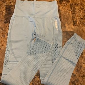 SKY BLUE GYMSHARK LEGGINGS